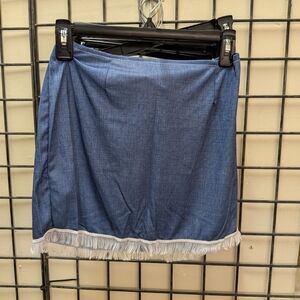 New Women's S/M Blue Mini Skirt